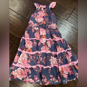 Matilda Jane Navy and Pink Floral Dress